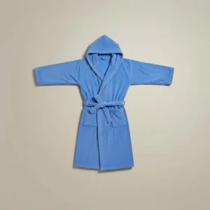 peignoir bain homme coton absorbant à capuche quotidien - Vue 2 - peignoir bain homme