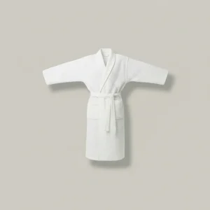 peignoir bain homme coton nid d'abeille léger - Vue 1 - peignoir bain homme