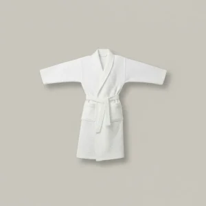 peignoir bain homme coton nid d'abeille léger - Vue 2 - peignoir bain homme