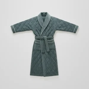 peignoir bain homme hiver matelassé confort supérieur - Vue 2 - peignoir bain homme