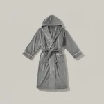 peignoir bain homme long confort polyester - Vue 1 - peignoir bain homme