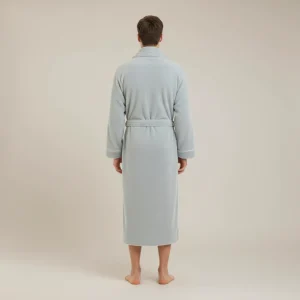 peignoir bain homme long flanelle confort ultime - Vue 2 - peignoir bain homme