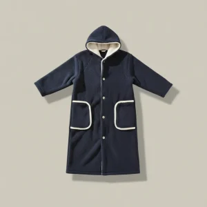 peignoir bain homme molletonné long à capuche - Vue 2 - peignoir bain homme