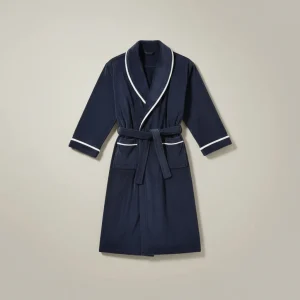 robe de chambre homme élégante en polyester - Vue 2 - robe de chambre homme