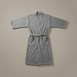 robe de chambre homme gaufrée confort absolu - Vue 1 - robe de chambre homme