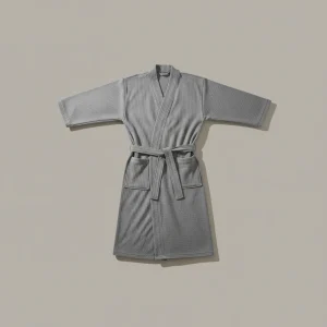 robe de chambre homme gaufrée confort absolu - Vue 2 - robe de chambre homme