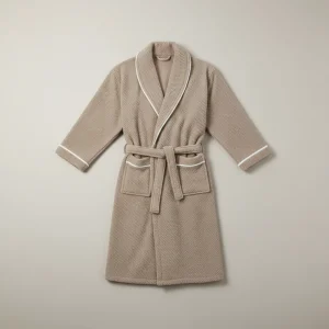robe de chambre homme longue cocooning polyester - Vue 2 - robe de chambre homme