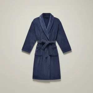 robe de chambre homme longue hiver polyester - Vue 2 - robe de chambre homme