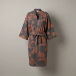 Robe de chambre homme motif japonais élégant - Vue 1 - robe de chambre homme