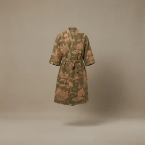 robe de chambre homme style japonais moderne - Vue 2 - robe de chambre homme